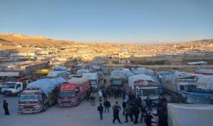 صور لانطلاق قافلة العودة الطوعية لـ ‎النازحين السوريين التي نظمتها المديريّة العامة للأمن العام