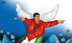 الحرية تليق ب رجالها زكريا الزبيدي .. كاريكاتير ماهر الحاج
