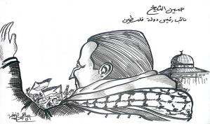 حسين الشيخ نائباً لرئيس دولة فلسطين رسمياً .. كاريكاتير ماهر الحاج