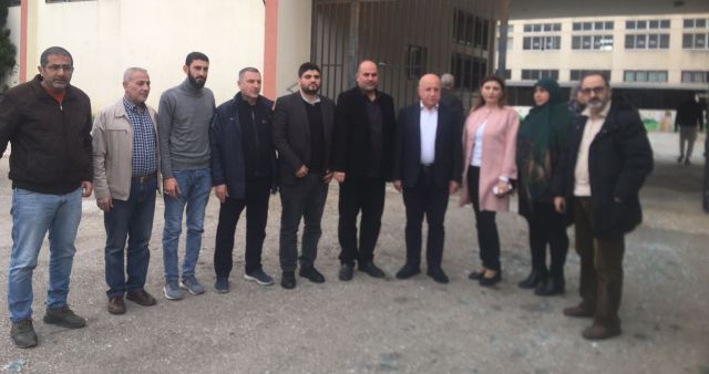 رئيس مجلس الجنوب حيدر تفقد الأشغال في "متوسطة حاروف" بعد تعرضها للعدوان: خلال أيام قليلة ستعاود فتح أبوابها