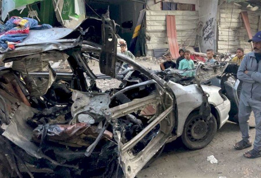 فيديو - بكلمات مؤثرة... زوجة نجل إسماعيل هنية تودع زوجها وابنتيها