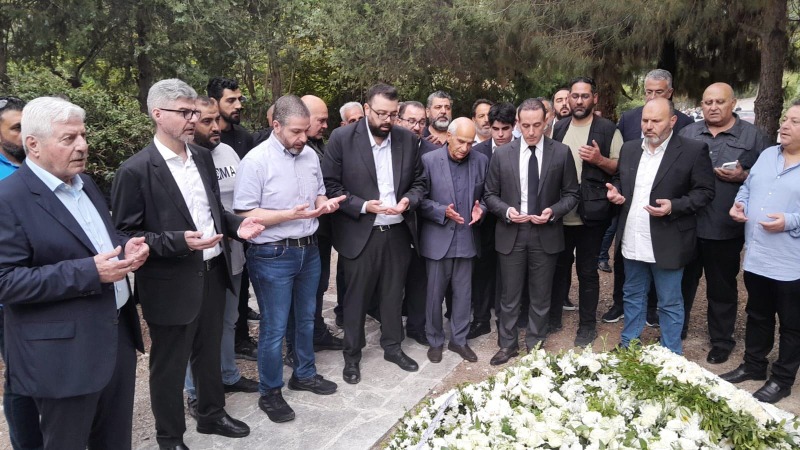 تشييع جثمان المرحوم الحاج مصطفى الحريري "أبو نادر " في صيدا بمأتم مهيب