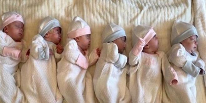 في حادثة نادرة... سيدة تلد 6 توائم في ساعة!
