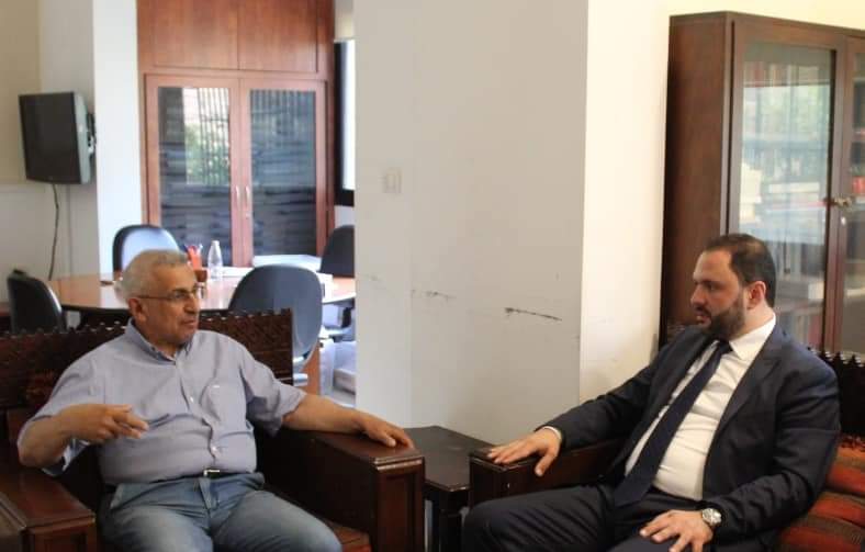 النائب سعد يستعرض المستجدات على الساحتين اللبنانية والعربية مع وفد من "حزب البعث" برئاسة حجازي