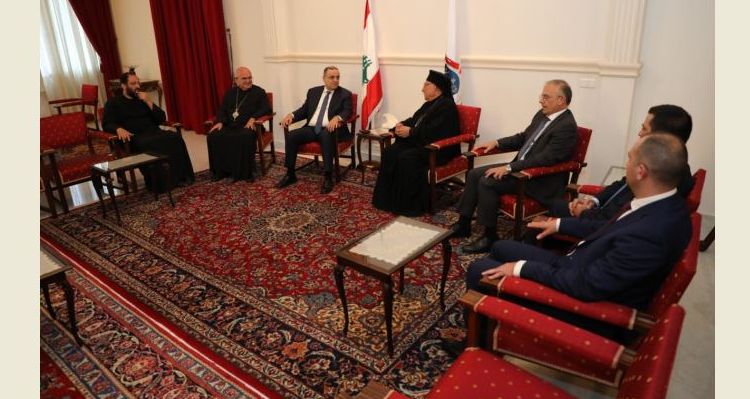 اللواء البيسري والمطران عبسي يتناولان قضايا النزوح السوري  والوضع الأمني!