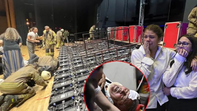 بالفيديو والصور.. 6 جرحى بسقوط شاشة عملاقة أثناء حفل تخرج!