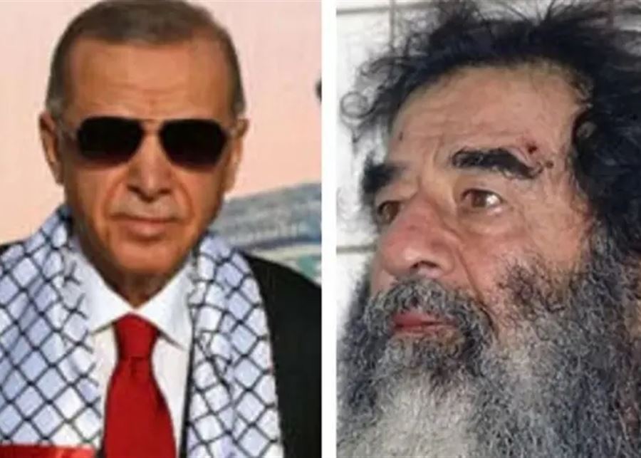 بصورة لصدام حسين.. هكذا ردّ الاحتلال الإسرائيلي على تهديد أردوغان