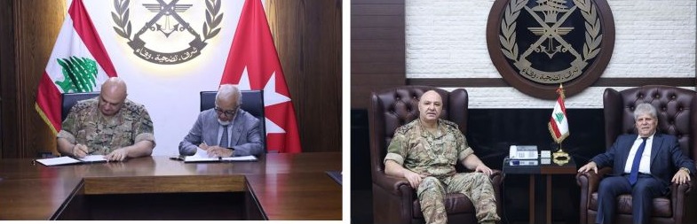 قائد الجيش يوقع اتفاقية تعاون مع رئيس جمعية "فرسان مالطا" ويجري لقاء مع رئيس اللقاء الأرثوذكسي