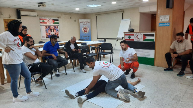 "وحدة الإسعاف والطوارئ" تختتم تدريبات "المرابطون" بحضور العميد حمدان
