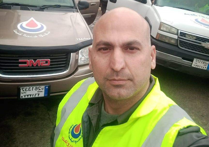 "الهيئة الصحية" تنعى الشهيد المسعف ياسين فقيه