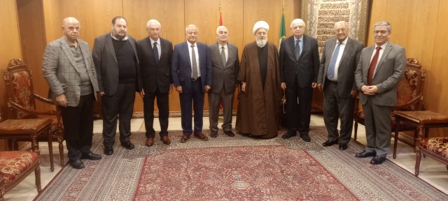 الشيخ الخطيب يستقبل وفد جريدة "اللـواء": التعويل على الدولة في حماية اللبنانيين