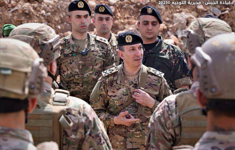 قائد الجيش تفقد عددًا من الوحدات المنتشرة في قطاع جنوب الليطاني: عمليات إطلاق الصواريخ من الأراضي اللبنانية تخدم الاحتلال
