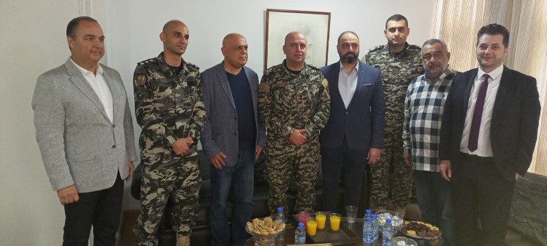 منسق "المستقبل" في الجنوب يستقبل العميد وسيم النقيب