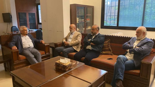أسامة سعد يستقبل وفدًا من الجماعة الإسلامية في صيدا ويبحث مع أعضائه الانتخابات البلدية