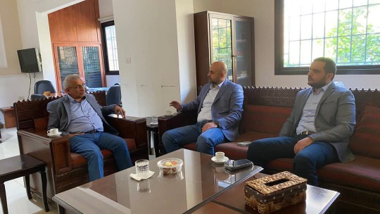 النائب سعد يستقبل المقدم زبيب ويؤكد أهمية التعاون لتعزيز الاستقرار في صيدا