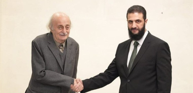 جنبلاط يلتقي الشرع