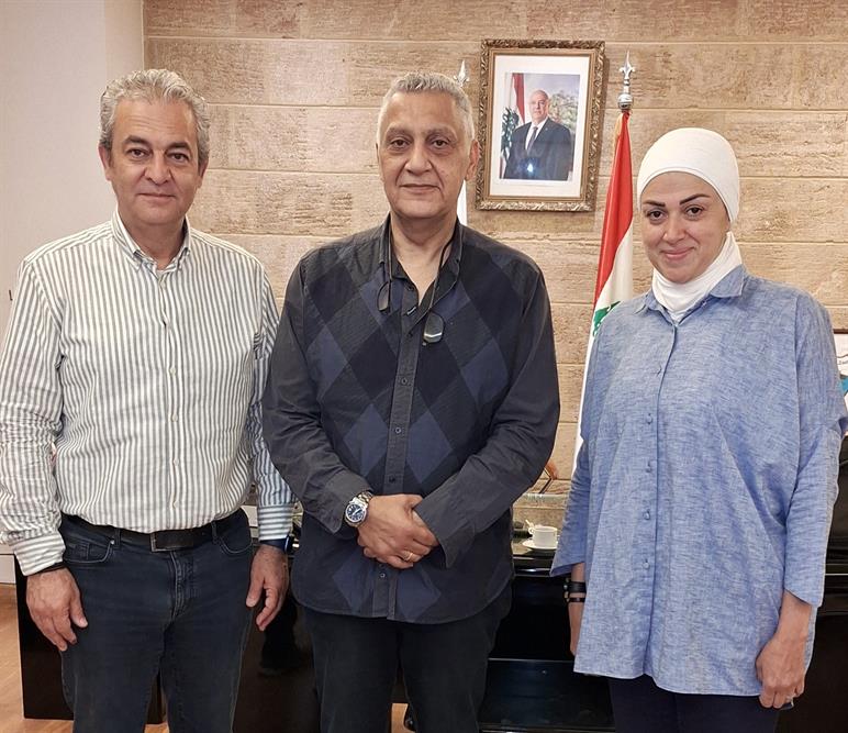 د. بديع يهنئ المهندس مصطفى حجازي بفوزه في انتخابات بلدية صيدا