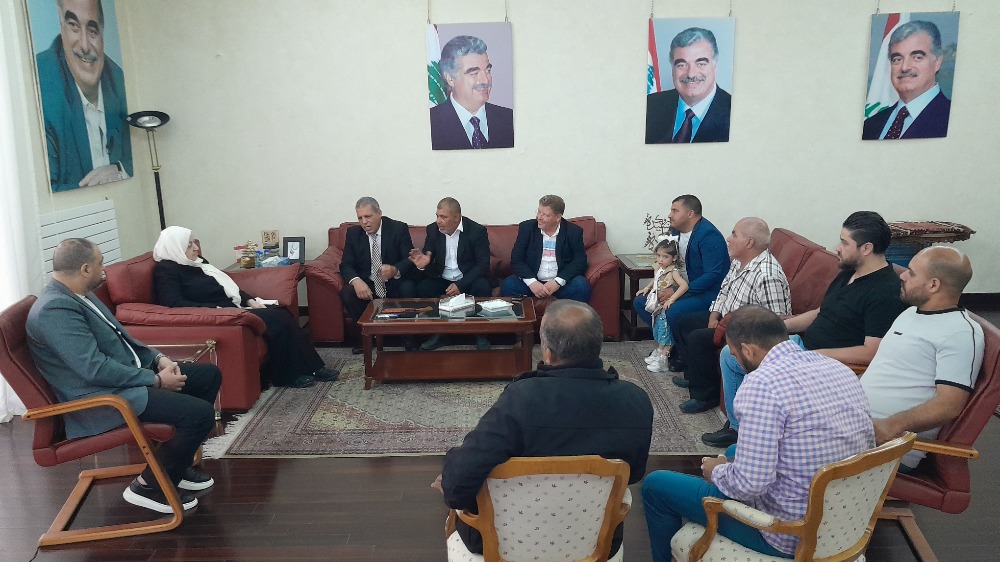 بهية الحريري تستقبل وفودًا من صيدا والجوار