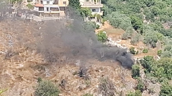 سقوط بقايا صاروخ اعتراضي في الجنوب