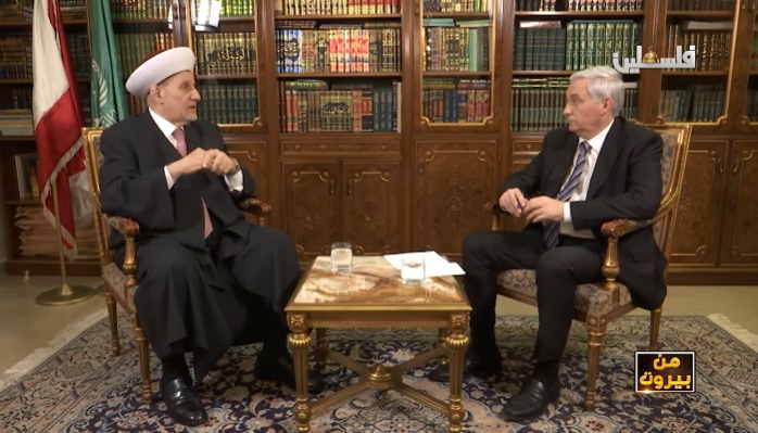 الإعلامي هيثم زعيتر يستضيف سماحة المُفتي الشيخ د. مالك الشعّار، 8:00 من مساء اليوم (الثلاثاء) 11-06-2019 على تلفزيون فلسطين