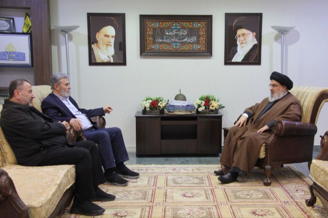 السيد نصرالله يلتقي نخالة والعاروري ... واستعراض لأحداث غزة والحدود اللبنانية مع فلسطين المحتلة