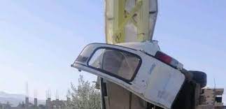 ثلاثة جرحى إثر اصطدام رابّيد بعمود كهرباء!