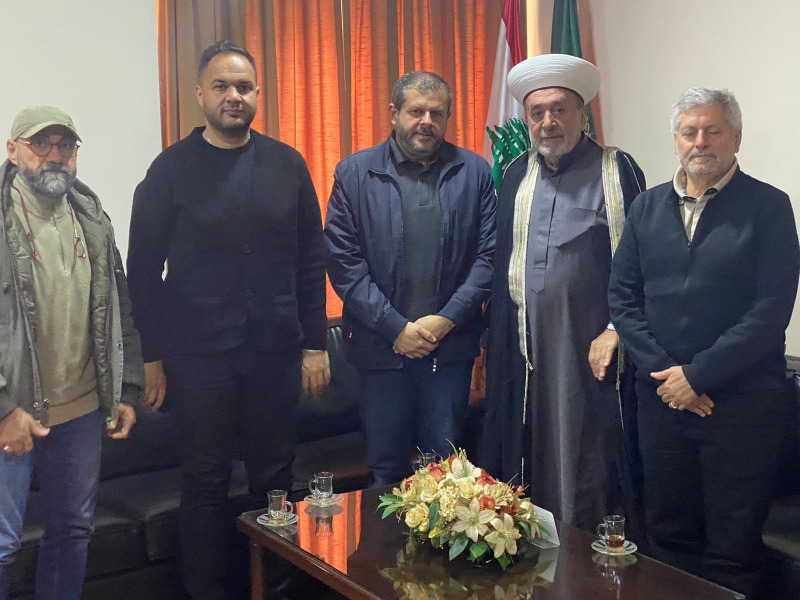 وفد من "الحزب" يزور المفتي سوسان في صيدا