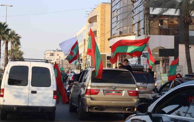 مسيرة سيارات في صيدا في الذكرى 49 لاستشهاد المناضل معروف سعد