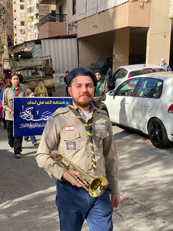 جمعية كشافة الغد تُنظم مسيرة إستقبال شهر رمضان المُبارك