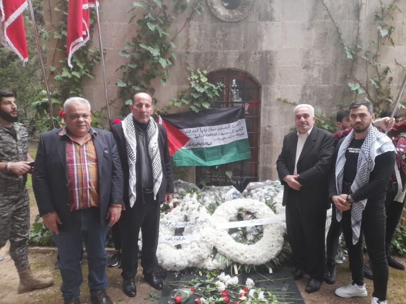 "الجبهة الديمقراطية لتحرير فلسطين" تشارك بمسيرة الوفاء لـ "كمال جنبلاط"