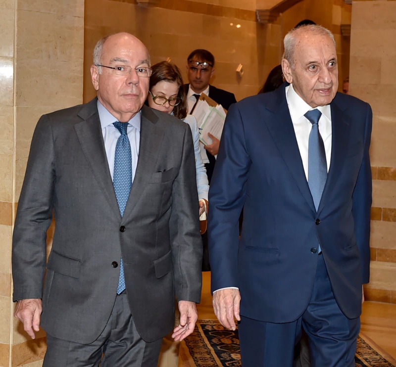 الرئيس بري يستقبل وزير خارجية البرازيل والوفد المرافق