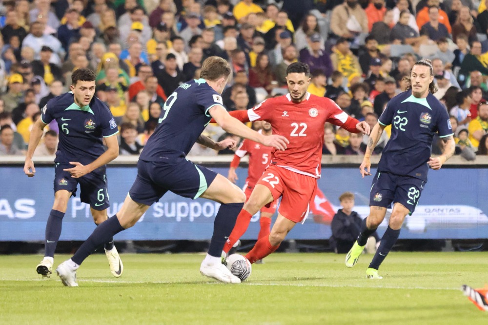 خسارة قاسية لمنتخب لبنان أمام أستراليا في تصفيات "المونديال"!