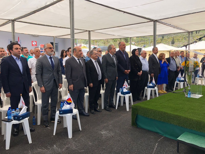 بوشيكيان خلال افتتاحه معمل تعبئة غاز في كفرحتى: البترول والغاز موجودان في لبنان واستكشافهما عنصر غنى للشعب