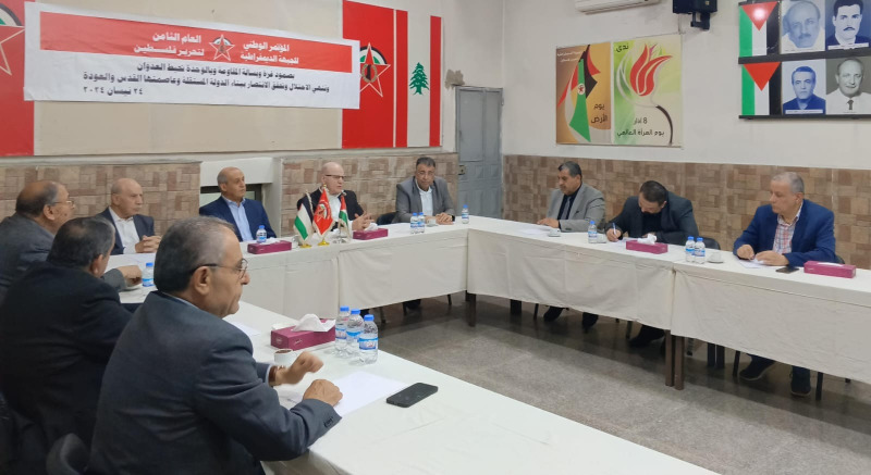 فهد سليمان يستقبل جميل مزهر مهنئاً بانتخابه أميناً عاماً واختتام مؤتمر "الجبهة الديمقراطية"