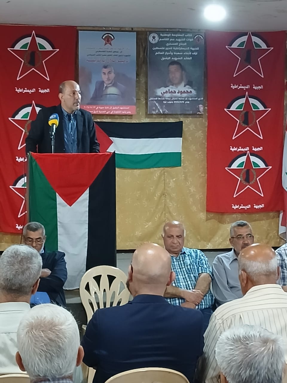 "الجبهة الديمقراطية" تتلقى التعازي في الجنوب اللبناني باستشهاد قادتها "أبو ظريفة" و "الحمامي"