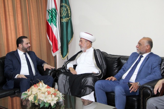 المفتي سوسان استقبل علي حجازي على رأس وفد من حزب البعث العربي الإشتراكي