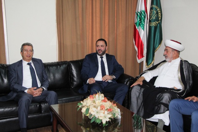 المفتي سوسان استقبل علي حجازي على رأس وفد من حزب البعث العربي الإشتراكي