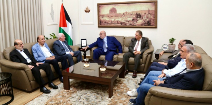 الأحمد يلتقي أمين الهيئة القيادية لحركة "المرابطون" حمدان