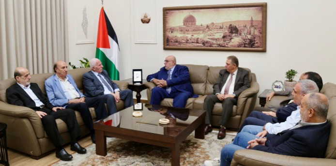 الأحمد يلتقي أمين الهيئة القيادية لحركة "المرابطون" حمدان