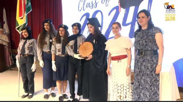 حفل التخرج للعام 2024 في ثانوية القلعة - صيدا … تحية إلى غزة والجنوب اللبناني
