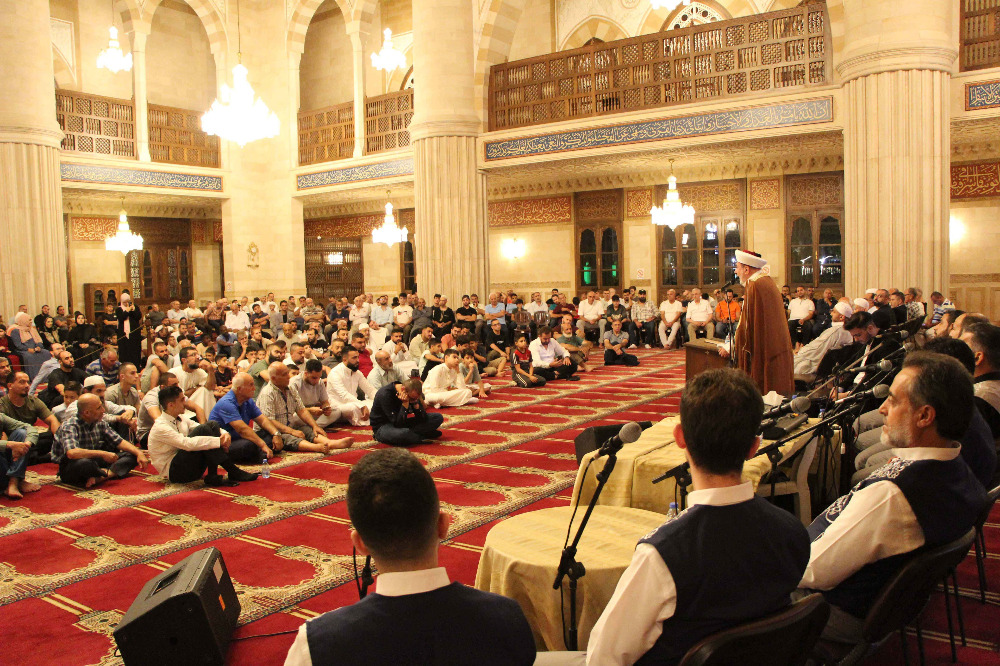 المفتي سوسان رعى احتفالاً  لـ"مجمع مسجد الحاج بهاء الدين الحريري" بذكرى المولد النبوي