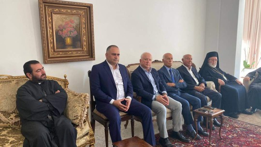 اجتماع موسع في منزل النائب  سعد يدين العدوان الإسرائيلي ويدعو للتضامن الوطني