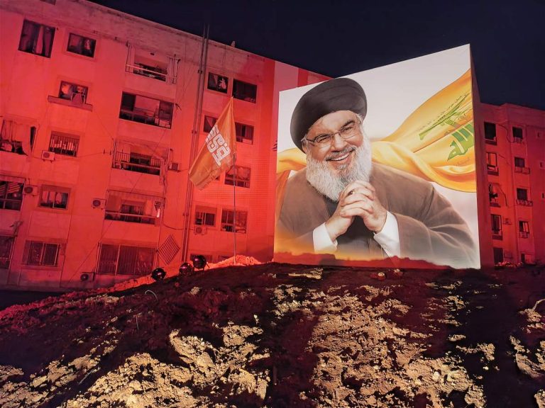 بالصور… هكذا يبدو المشهد من مكان إستشهاد السيد نصرالله