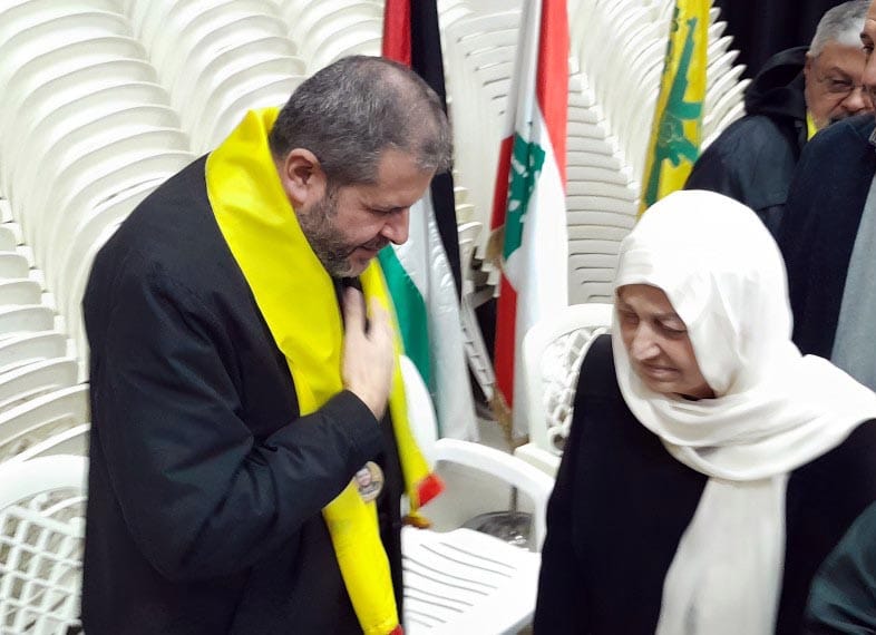 بهية الحريري تعزي الشيخ زيد ضاهر وعائلته باستشهاد ابنهم هادي