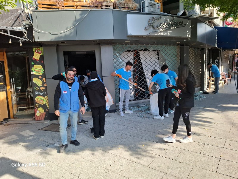 المستقبل - الجنوب شارك في مبادرة " معا لأجل صور " لرفع اثار الحرب عن المدينة