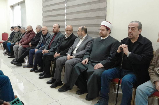 إختتام مراسم تقبل التعازي بوفاة الحاجة نهدية الزيباوي حمود في صيدا