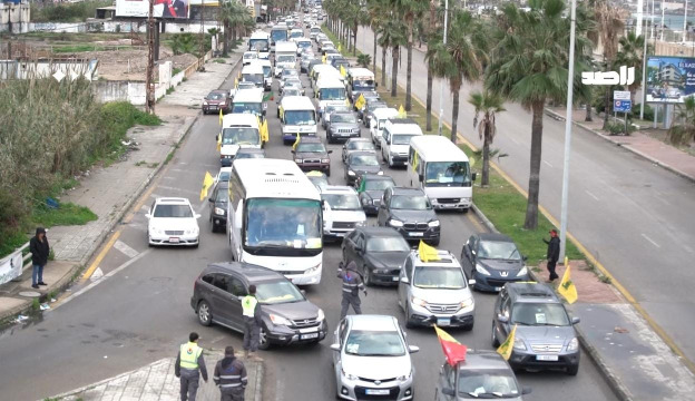 "الحزب" واكب مشاركة عشرات الآلاف من صيدا والجوار بمراسم تشييع السيدين الشهيدين