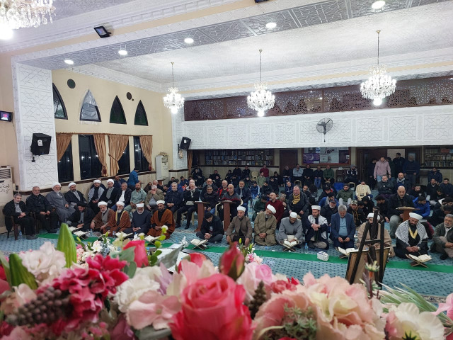 "الحزب" ينظم أمسية قرآنية لقراء دوليين في حارة صيدا