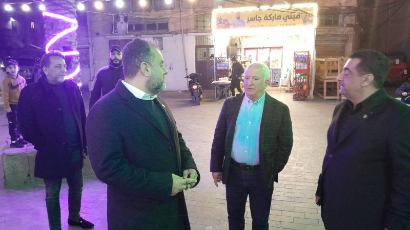 النائب عبد المسيح يجول برفقة وسيم الحسن في صيدا الرمضانية