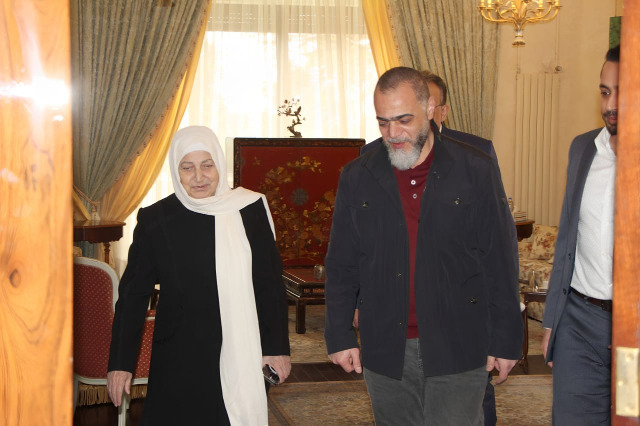 بهية الحريري تطّلع من أبو العينين وحمادي على نشاط مكتب ودائرة الشباب في "فتح" والسفارة الفلسطينية